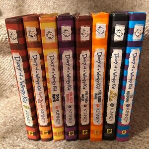 Books Hardback Bundle: Diary Of A Wimpy Kid 8 Book Series